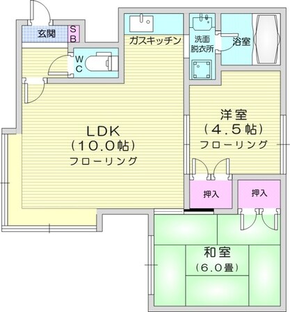 新川駅 徒歩11分 1階の物件間取画像